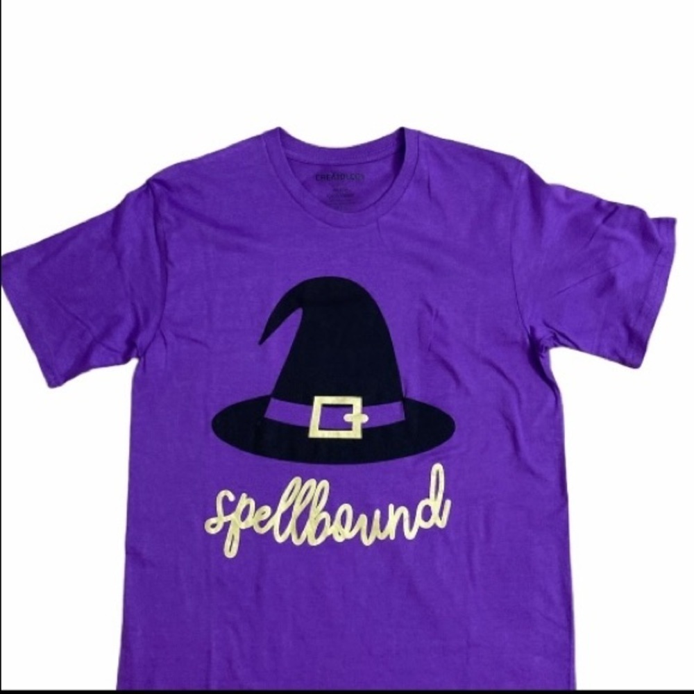 Purple Halloween Kids TShirt BNWT Medium